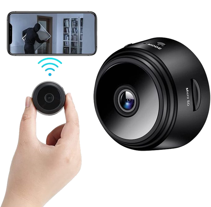 MiniGuard Cam night vision live feed on phone